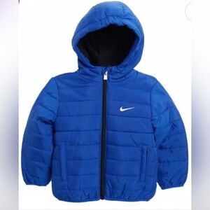 Nike Kids Vibrant Blue Puffer Coat